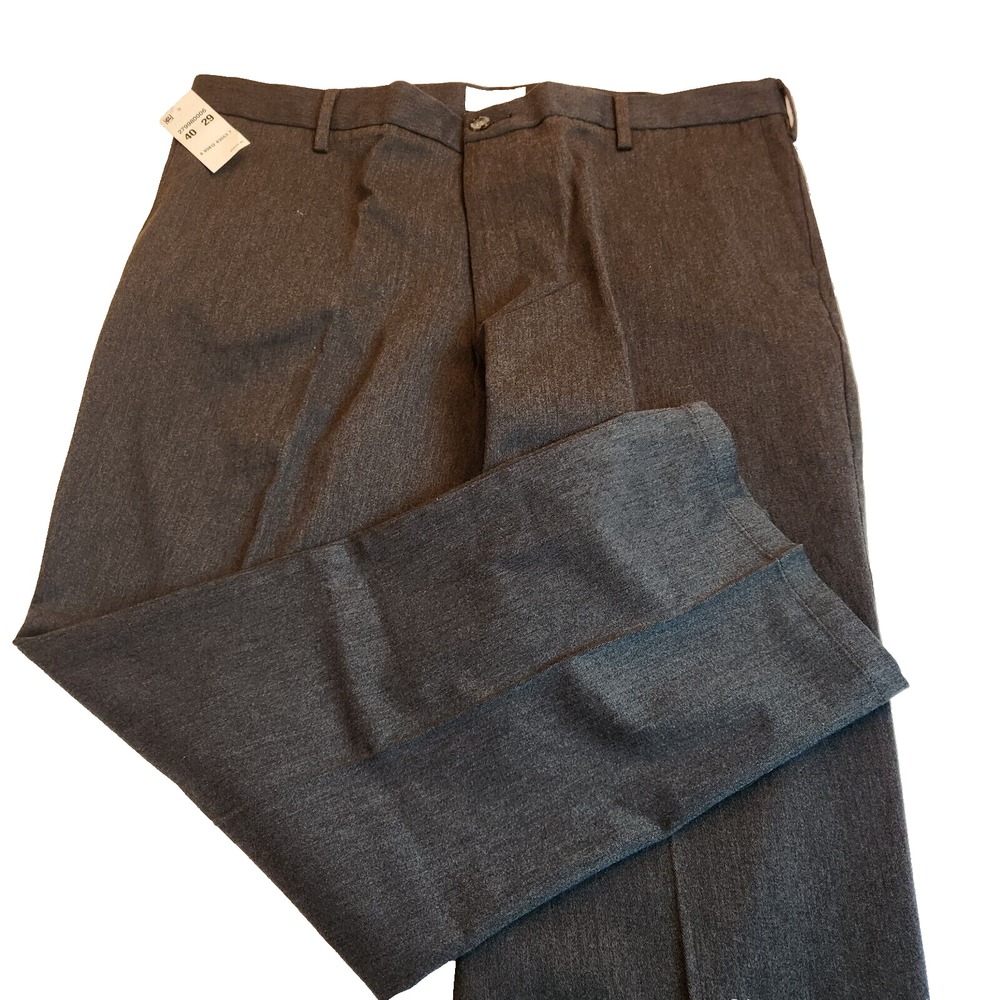 Dockers Mens 40x29 Pants The Best‎ Pressed Gray Straight Fit Signature Khaki NWT